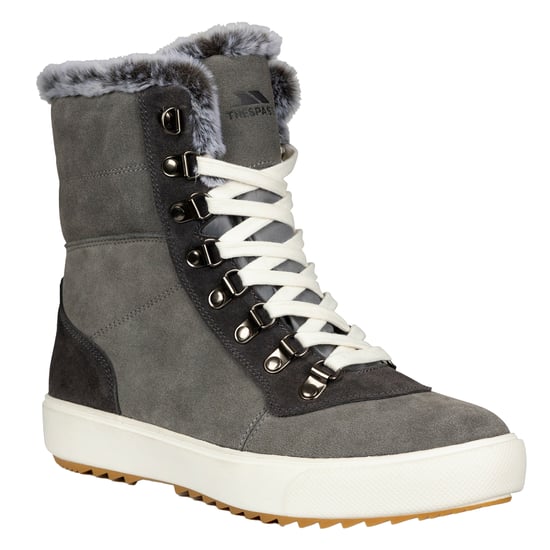 Trespass - Damen Schneestiefel "Korinna", Wildleder (Grau) - Image 1