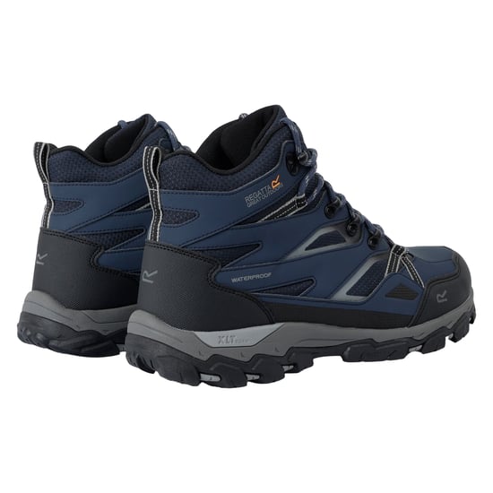 Regatta - Herren Wanderstiefel "Holcombe III" (Marineblau/Stahlfarben) - Image 2