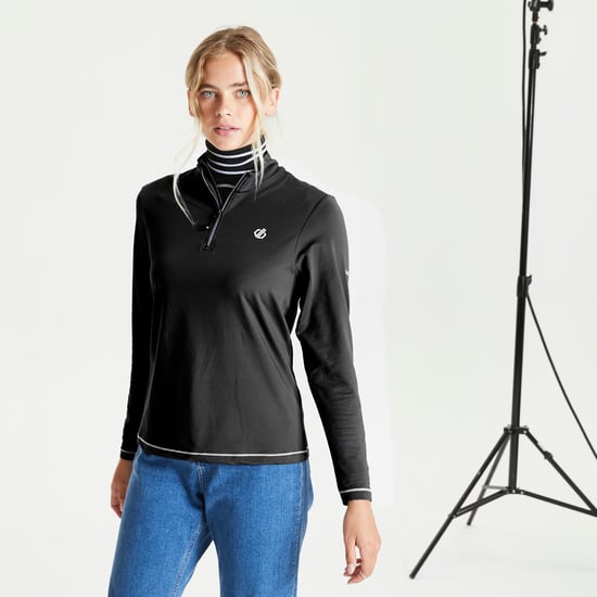 Dare 2B Womens/Ladies Lowline II Midlayer (Schwarz) - Image 3