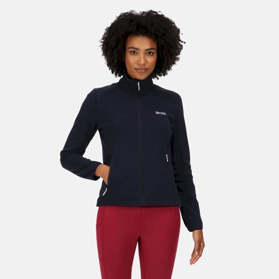 Regatta - "Floreo IV" Fleecejacke Durchgehender Reißverschluss für Damen (Marineblau) - Image 6
