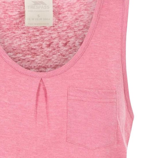 Trespass Womens/Ladies Fidget Sleeveless Vest (Rose Blush Marl) - Image 4