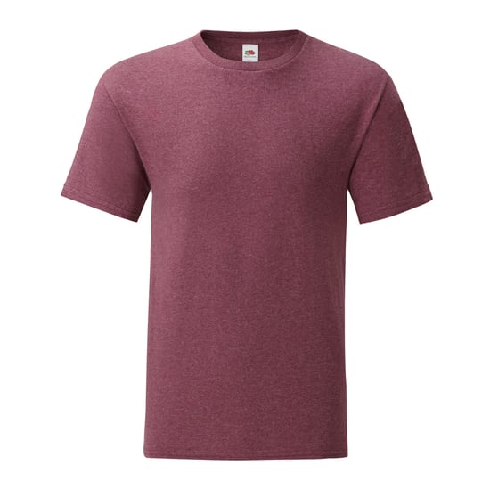 Fruit of the Loom - "Iconic" T-Shirt für Herren/Damen Unisex (Heide Burgund) - Image 1