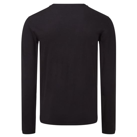 Fruit of the Loom - "Iconic" T-Shirt für Herren/Damen Unisex Langärmlig (Schwarz) - Image 2