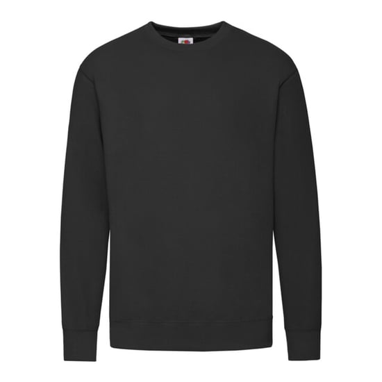 Fruit of the Loom - Sweatshirt für Herren/Damen Unisex angesetzte Ärmel (Schwarz) - Image 1