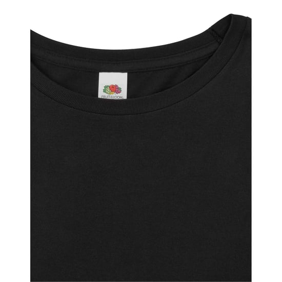 Fruit of the Loom - "Iconic" T-Shirt für Herren/Damen Unisex Langärmlig (Schwarz) - Image 3