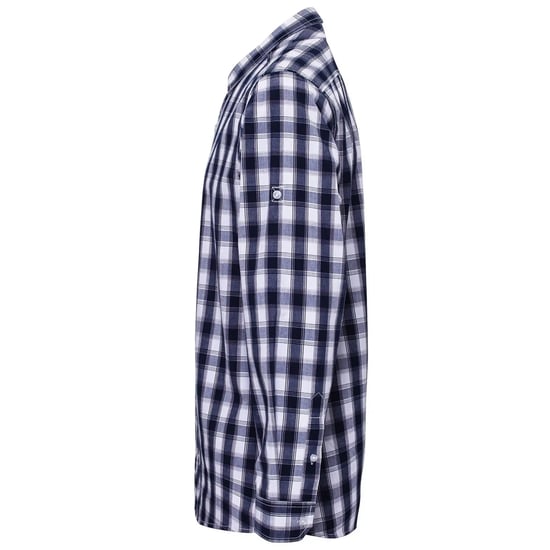 Premier - "Mulligan" Hemd für Herren Langärmlig (Weiß/Marineblau) - Image 3