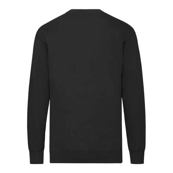 Fruit of the Loom - Sweatshirt für Herren/Damen Unisex angesetzte Ärmel (Schwarz) - Image 2