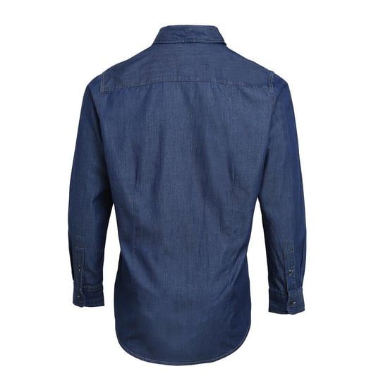 Premier - Hemd Jeans Style Naht für Herren (Indigo-Jeansblau) - Image 2