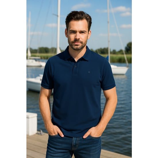 Herren-Poloshirt der Marke Gaastra. Die Polos von Gaastra sind aus Baumwolle und Elastan gefertigt und haben eine enge Passform. Die weiche Baumwolle sorgt für hohen Tragekomfort. Das Elastan sorgt für eine feine Dehnung des Materials. Marke: GaastraMode - Image 5