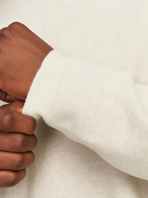 Jack & Jones Pullover Bradfort Strick Rundhals Beige - Image 5