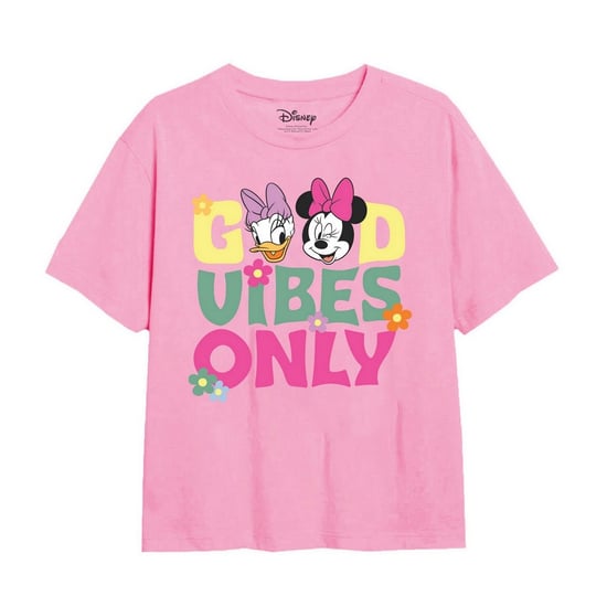 Disney - "Good Vibes Only" T-Shirt für Mädchen (Hellrosa) - Image 1