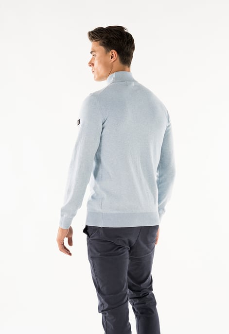 Herren-Pullover der Marke Presly & Sun. Der Pullover von Presly & Sun ist aus Bio-Baumwolle hergestellt und hat eine normale Passform. Die weiche Baumwolle sorgt für hohen Tragekomfort. Marke: Presly & SunModellname: Jordan Mock Turtle Pullover Kategorie - Image 3