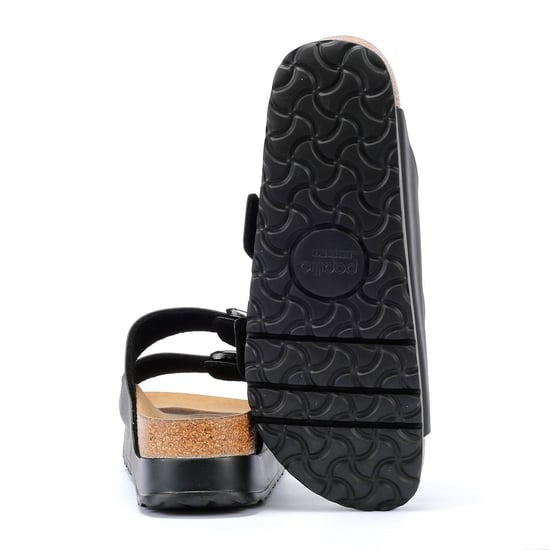 Birkenstock Arizona Flex Platform Damen Schwarz Schmal Sandalen - Image 4