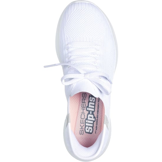 Skechers Ultra Flex 3.0 Brilliant Path Textiler Damen Sneaker in Weiß - Image 3