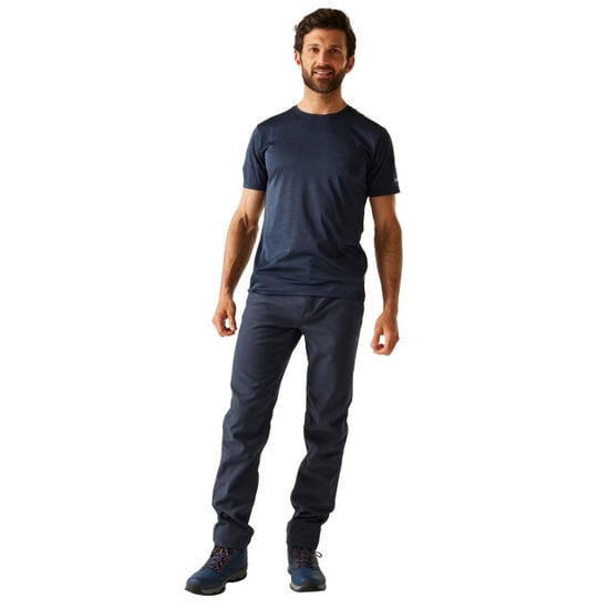 Regatta Great Outdoors Herren Fenton Leichte Softshell-Hose (Marine) - Image 4
