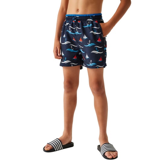 Regatta - "Skander III" Badeshorts für Jungen (Marineblau) - Image 4