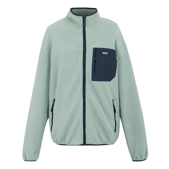 Regatta - "Frankie" Fleecejacke Durchgehender Reißverschluss für Herren (Gletscher/Marineblau) - Image 1