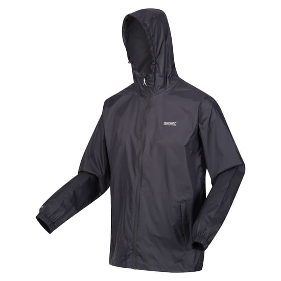 Regatta Herren Regenjacke Pack It III wasserfest (Mittelgrau) - Image 3
