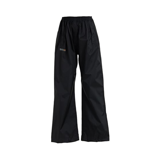 Regatta Great Outdoors Kids Adventure Tech Pack It Wasserdichte Überhosen (Schwarz) - Image 1