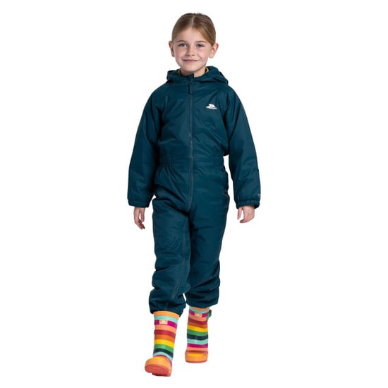 Trespass Dripdrop Kinder Regen-Overall (Petrol) - Image 3