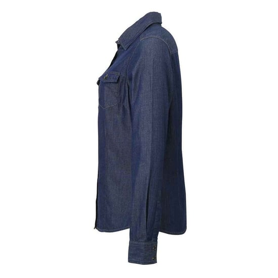 Premier - Hemd Jeans Style Naht für Damen (Indigo-Jeansblau) - Image 3