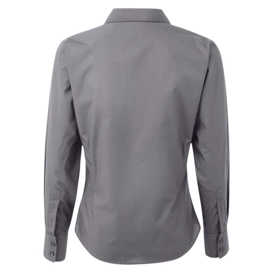 Premier - Bluse für Damen Langärmlig (Dunkelgrau) - Image 2