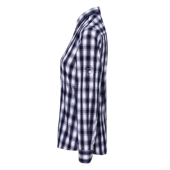 Premier - "Mulligan" Hemd für Damen Langärmlig (Weiß/Marineblau) - Image 3