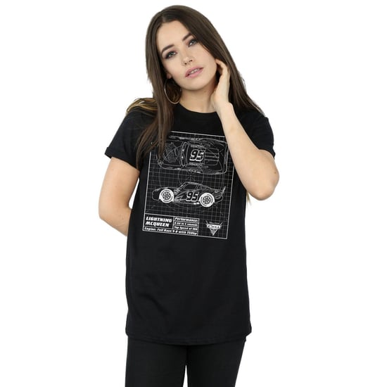 Disney - "Cars" T-Shirt für Damen (Schwarz) - Image 2