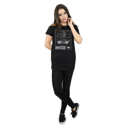Disney - "Cars" T-Shirt für Damen (Schwarz) - Image 4