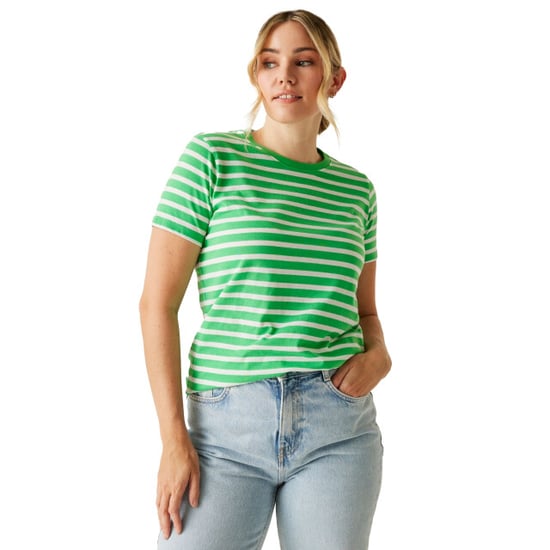 Regatta - "Bayletta" T-Shirt für Damen (Dunkel-Graugrün/Weiß) - Image 4