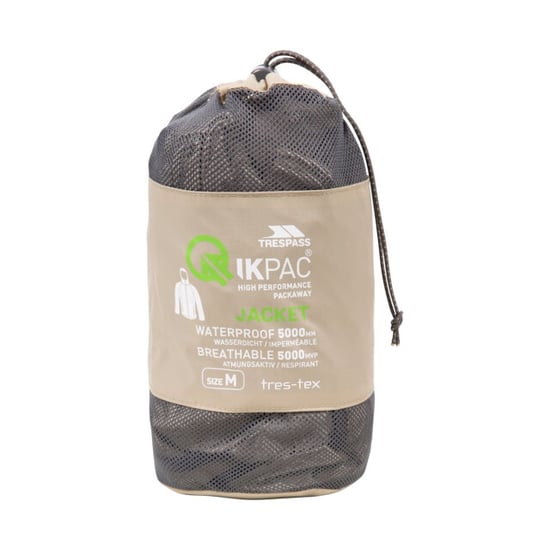 Trespass - "Qikpac" Jacke, wasserfest für Herren/Damen Unisex (Hafermilch) - Image 3