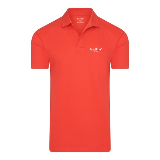 Basic Polo von Ballin Est. 2013 in der farbe Rot und in größe XL. - Image 1