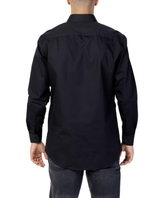 Marke: Selected Geschlecht: Männer Typ: Hemden Farbe: Schwarz Muster: Einfarbig Ärmel: Langärmelig Kragen: Klassisch Verschluss: Knöpfe Saison: Frühling/Sommer - Image 2