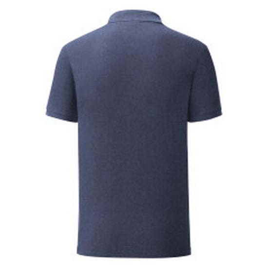 Fruit of the Loom - "Iconic" Poloshirt für Herren (Marineblau Meliert) - Image 2