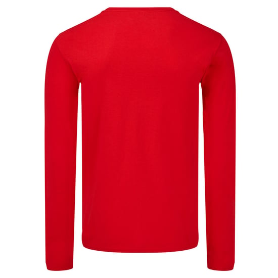 Fruit of the Loom - "Iconic" T-Shirt für Herren/Damen Unisex Langärmlig (Rot) - Image 2