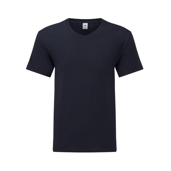 Fruit of the Loom - "Iconic 150" T-Shirt V-Ausschnitt für Herren (Dunkles Marineblau) - Image 1