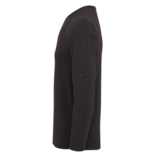 Premier - "Long John" T-Shirt Krempelärmel für Herren (Schwarz) - Image 3