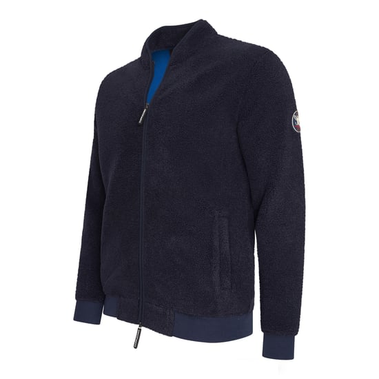 Cappuccino Italia Weste für Herren. Die Weste ist aus hochwertigem Polyester gefertigt und hat eine normale Passform. Marke: Cappuccino ItaliaModellname: Sherpa FleeceKategorie: HerrenwesteMaterialien: PolyesterFarbe: navy blau - Image 1