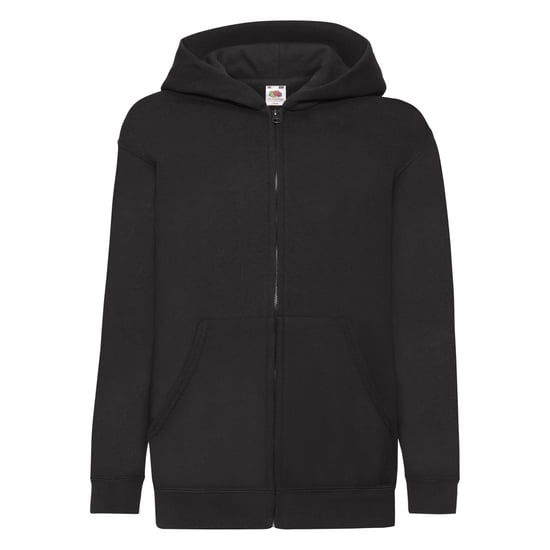 Fruit of the Loom - "Classic" Kapuzenjacke für Kinder (Schwarz) - Image 1