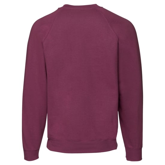 Fruit of the Loom - "Classic" Sweatshirt für Herren/Damen Unisex Raglanärmel (Burgunderrot) - Image 2
