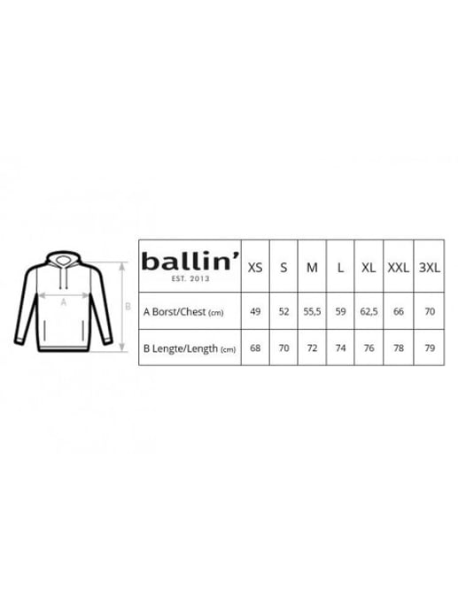 Basic Hoodie von Ballin Est. 2013 in der farbe Blau und in größe M. - Image 3