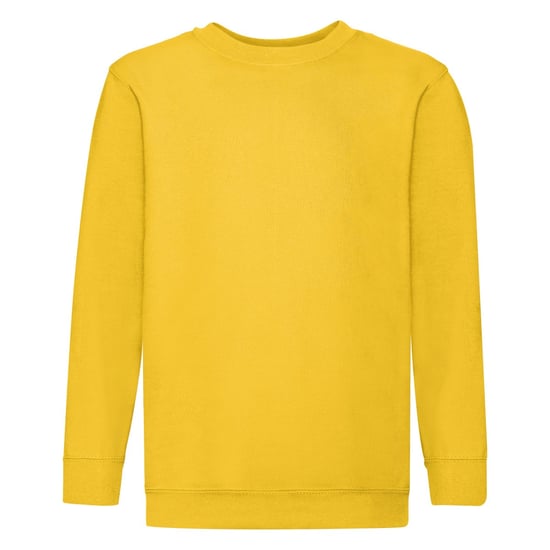 Fruit of the Loom - "Classic" Sweatshirt für Kinder angesetzte Ärmel (Sonnenblume) - Image 1