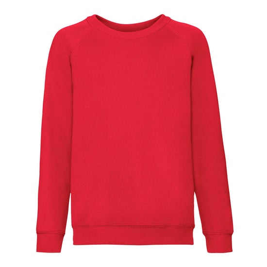 Fruit of the Loom - "Classic" Sweatshirt für Kinder Raglanärmel (Rot) - Image 1