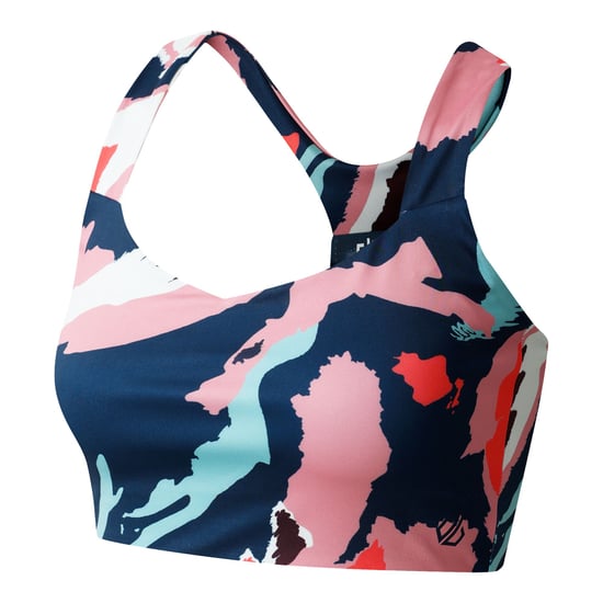 Dare 2B - Sport-BH für Damen (Hellrosa/Weiß/Marineblau) - Image 3