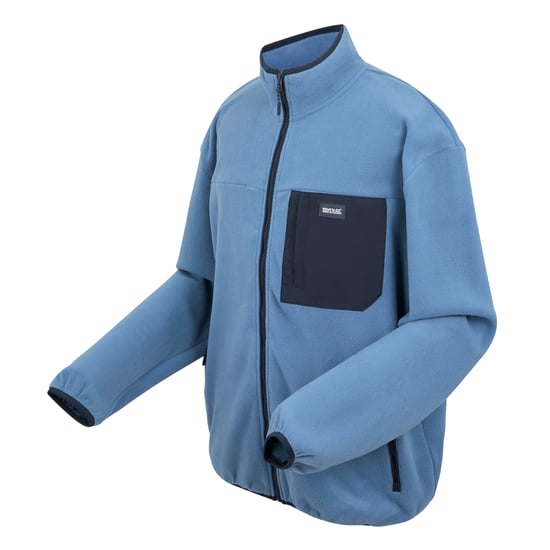 Regatta - "Frankie" Fleecejacke Durchgehender Reißverschluss für Herren (Kronenblau/Marineblau) - Image 3