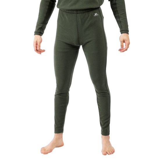 Trespass - "Kirk" Baselayerhose für Herren (Efeu/Schwarz) - Image 1