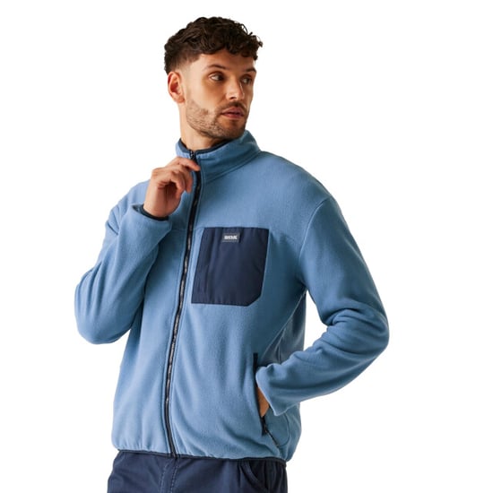 Regatta - "Frankie" Fleecejacke Durchgehender Reißverschluss für Herren (Kronenblau/Marineblau) - Image 4
