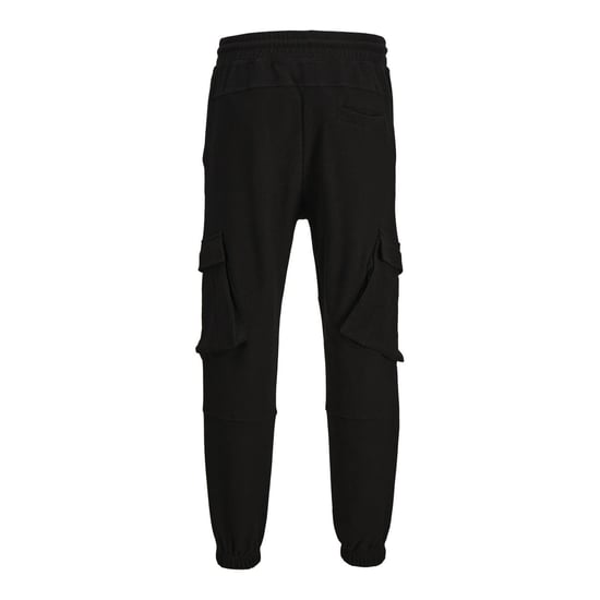 Herren-Sweatpants der Marke Jack & Jones. Die Kane Classic Twill Pant ist aus hochwertiger Baumwolle gefertigt.  Marke: Jack & JonesModellname: Kane Classic Twill Sweat Cargo PantKategorie: Herren-SporthosenMaterialien: BaumwolleFarbe: schwarz - Image 2