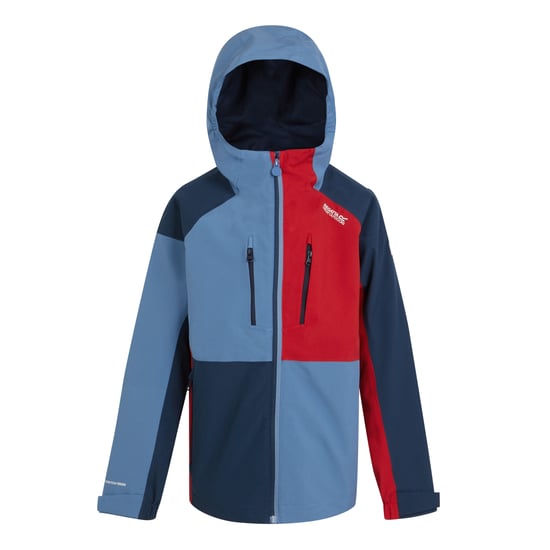 Regatta - "Highton V" Hoodie mit durchgehendem Reißverschluss für Kinder (Kronenblau/Dunkel-Jeansblau) - Image 1