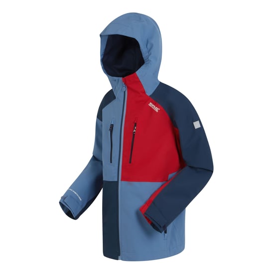 Regatta - "Highton V" Hoodie mit durchgehendem Reißverschluss für Kinder (Kronenblau/Dunkel-Jeansblau) - Image 3